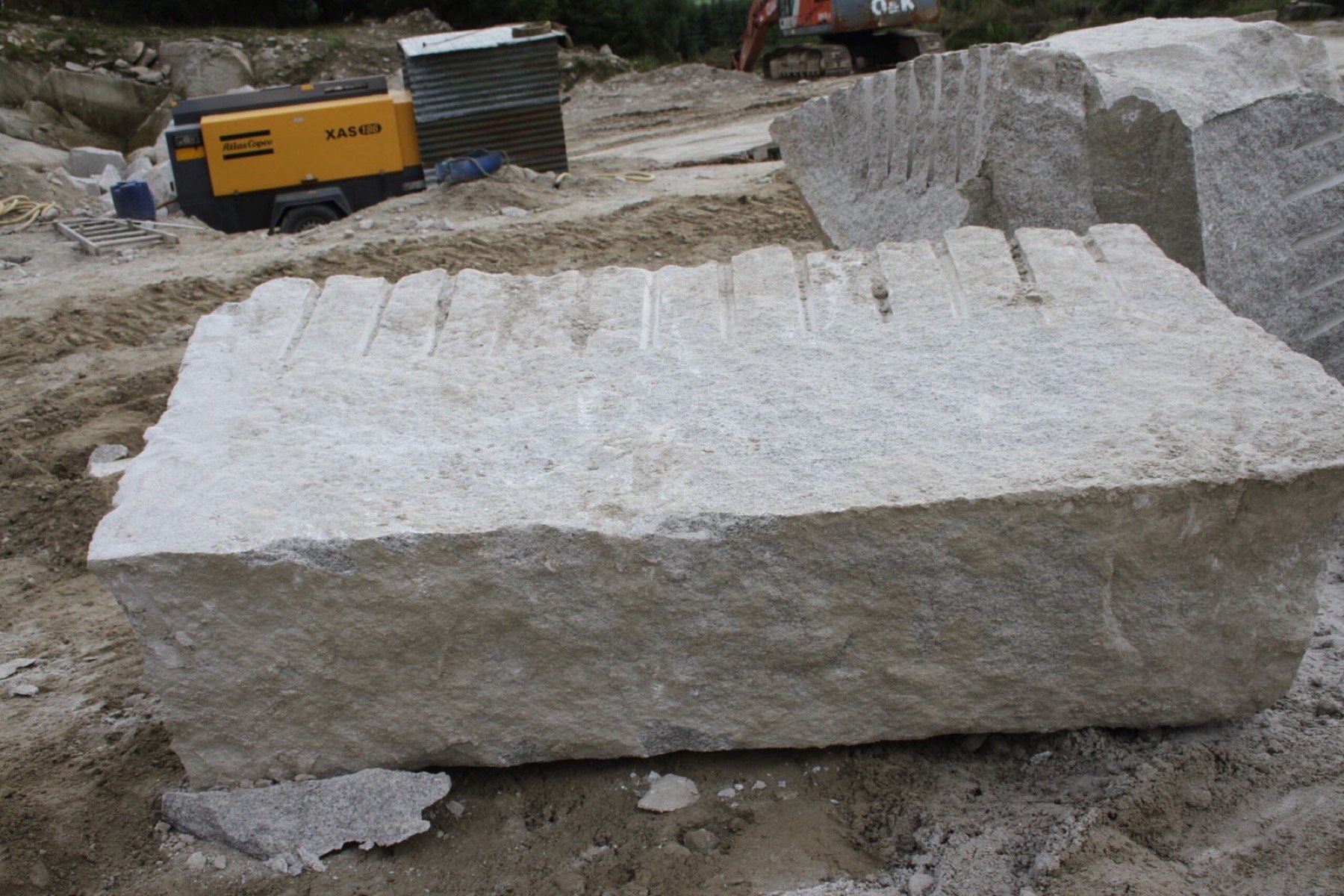 The granite quarry at Granabeg, Co. Wicklow